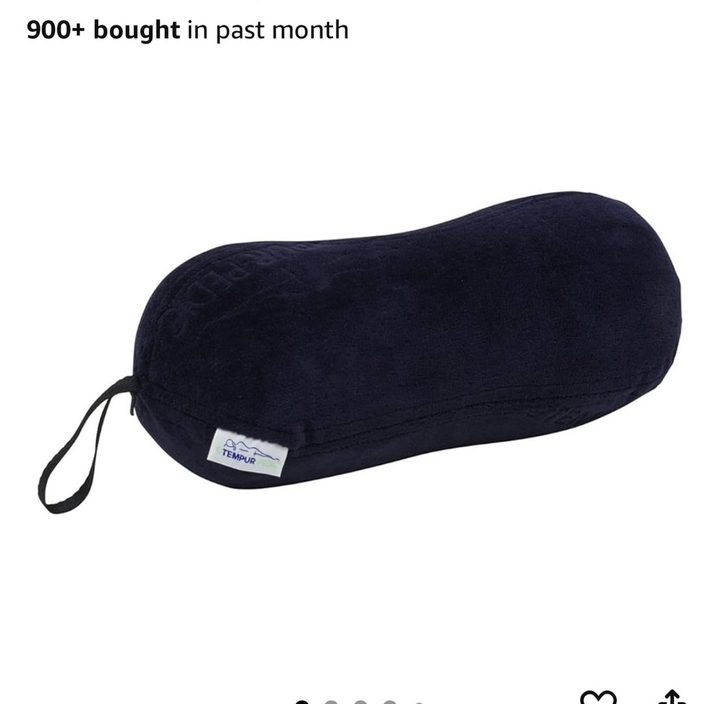 Tempur Pedic Navy Travel Pillow.